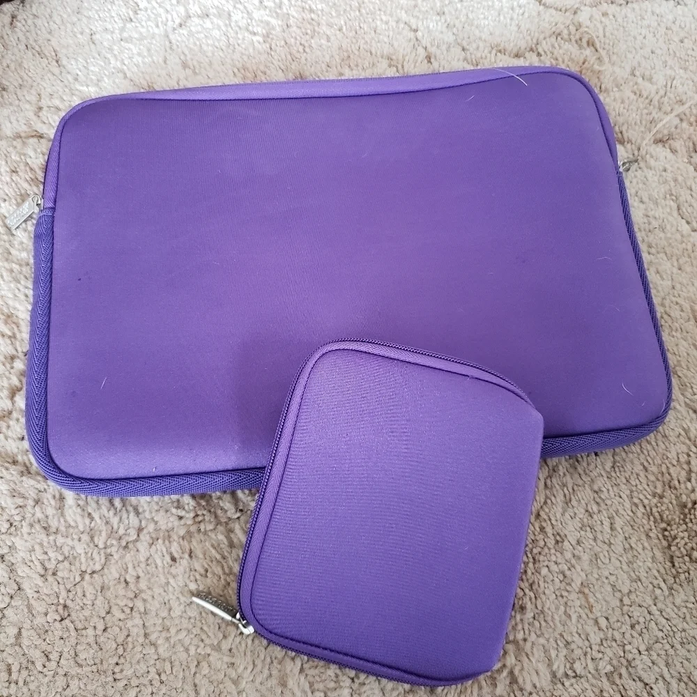 Laptop case and smaller case. 14wx10L inches
